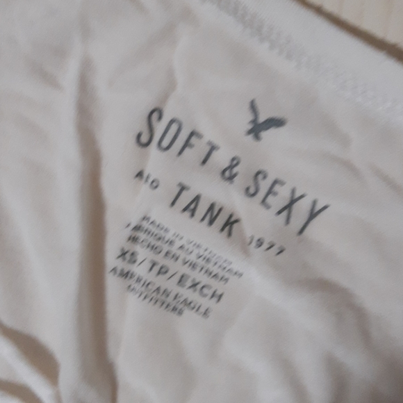 Embroided rose criss cross tank - Picture 2 of 4